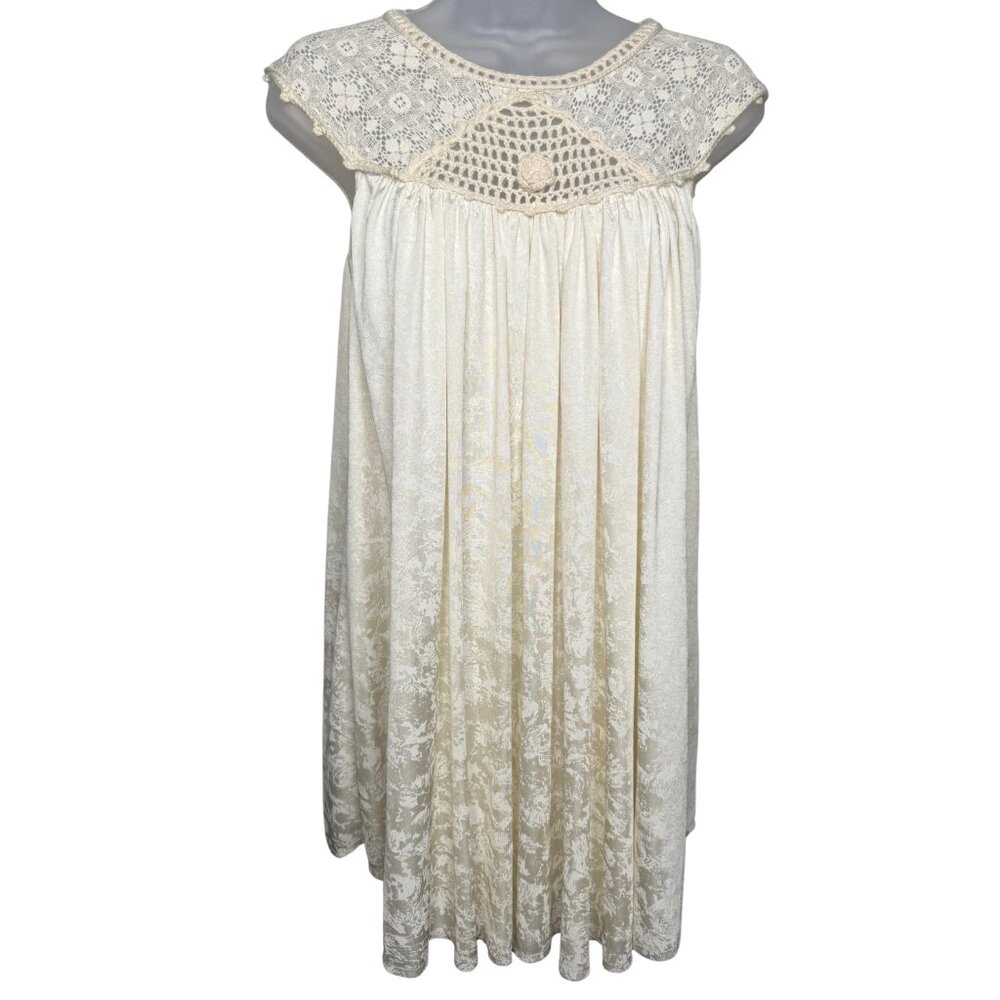 Free People Romantic Babydoll Crochet Lace Tank - Picture 2 of 6
